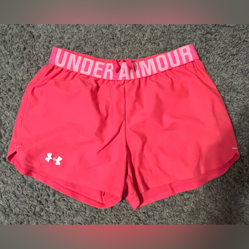UA Pink Athletic Shorts
